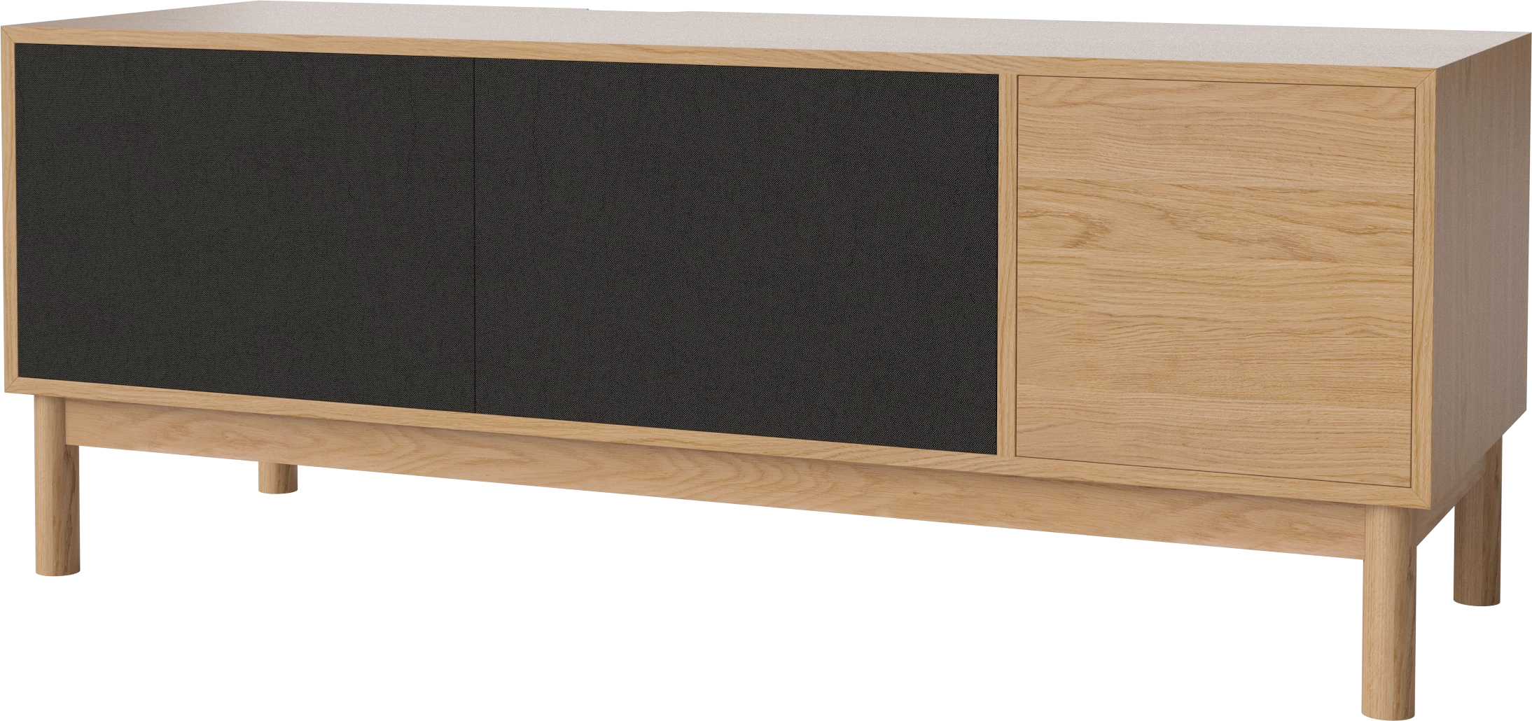 RTV cabinet case oak veneer