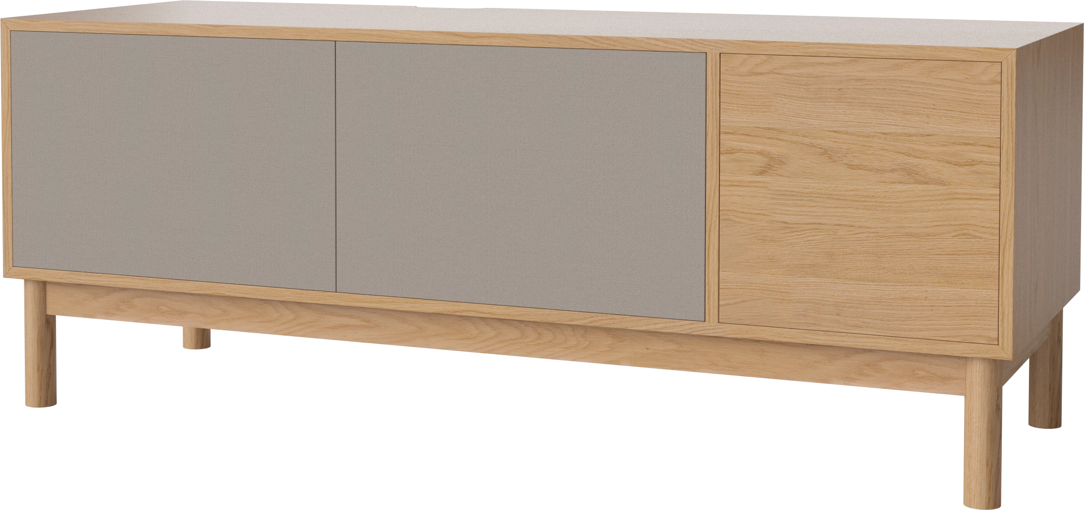 RTV cabinet case oak veneer