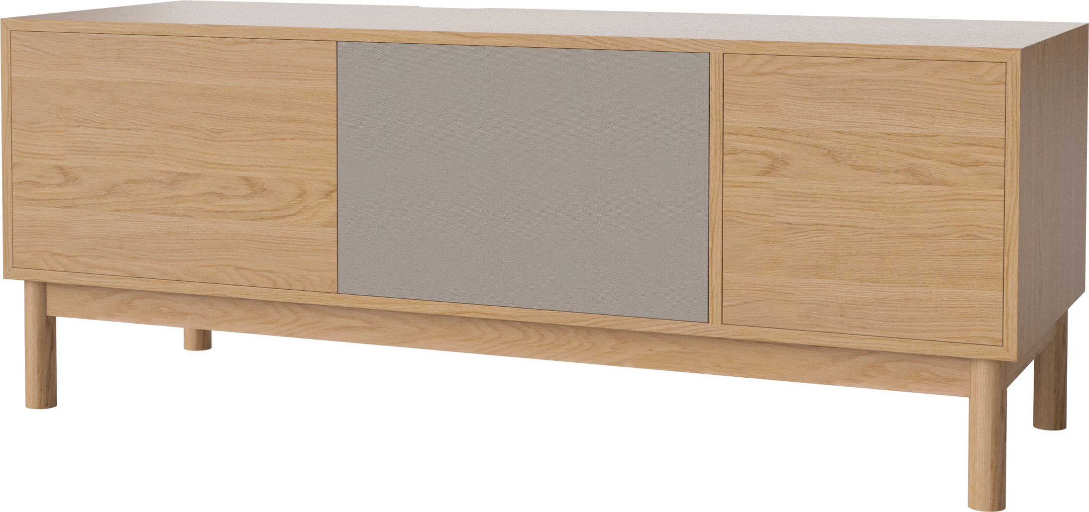 RTV cabinet case oak veneer