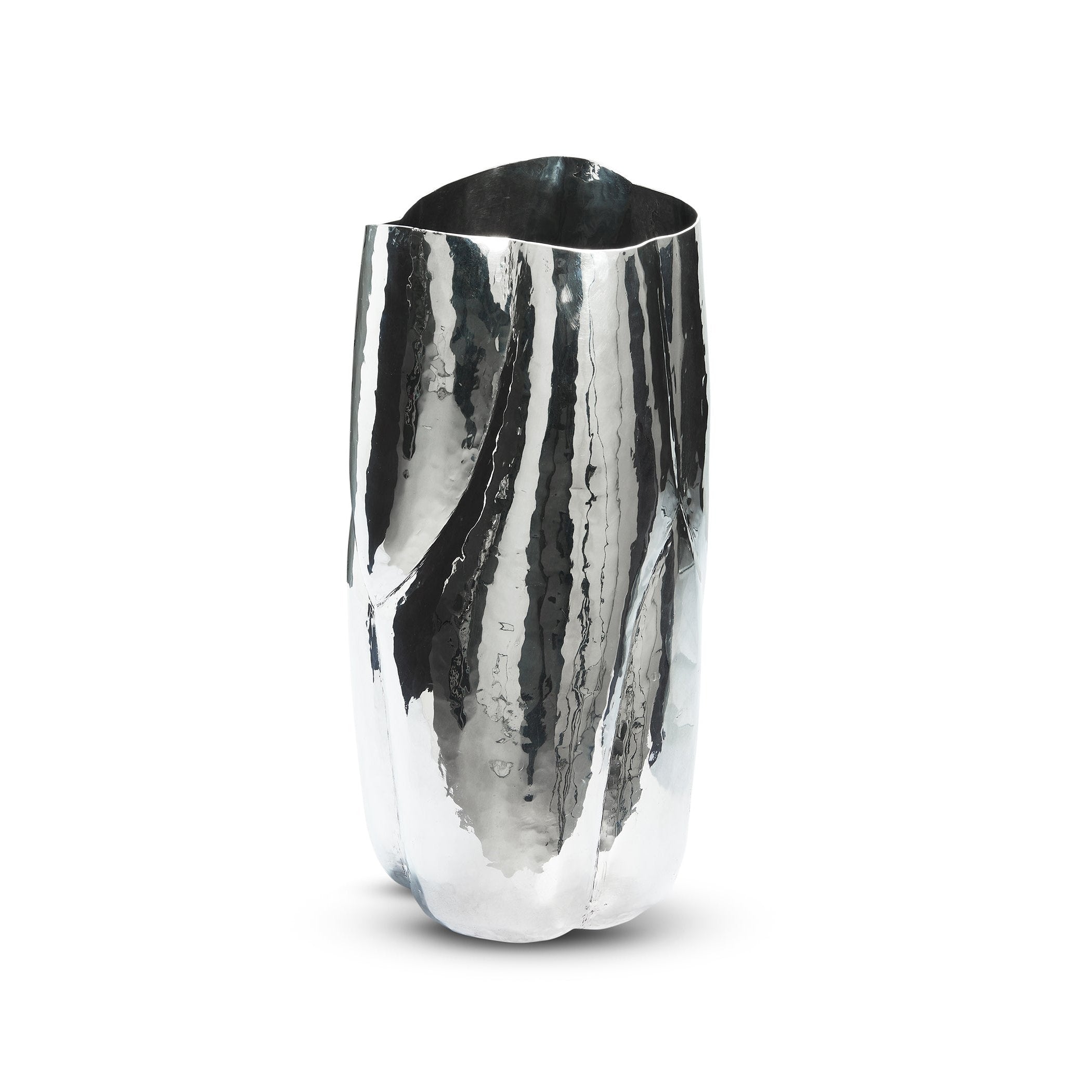 Silberwolke hohe Vase