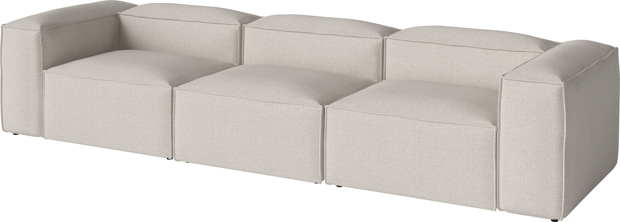 3-module sofa upholstered