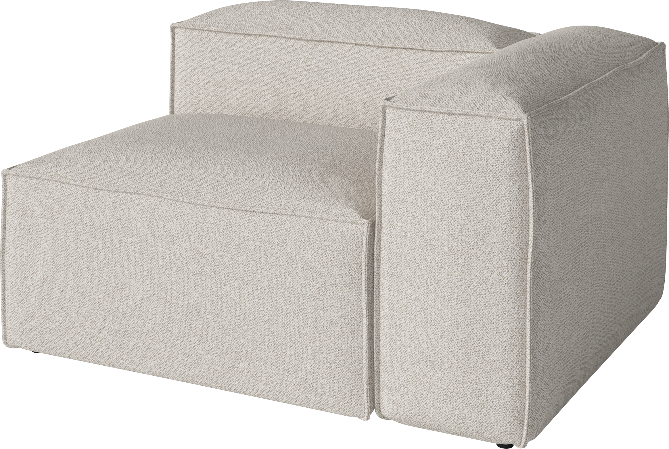 Sofa modułowa COSIMA - moduł prawostronny tapicerowany