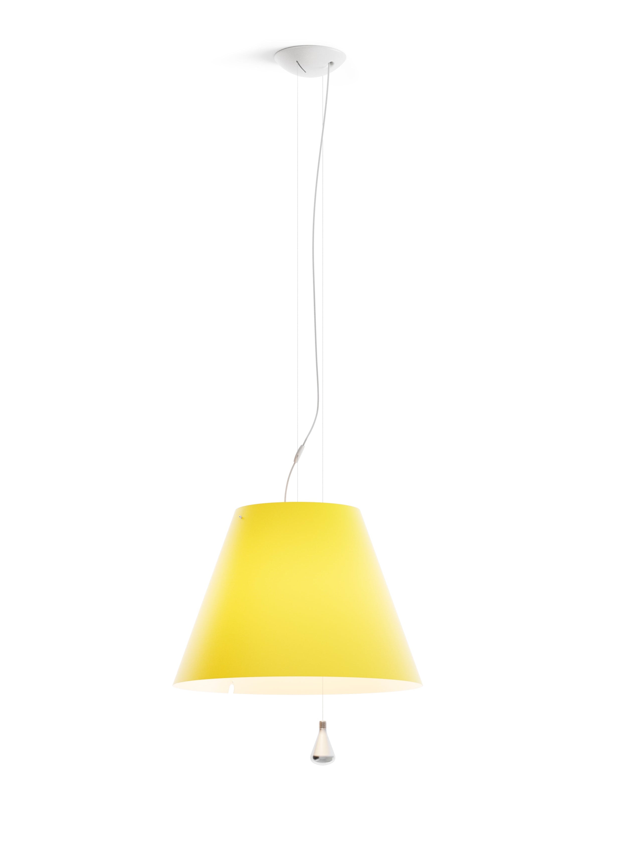 Lampa wisząca COSTANZA żółty