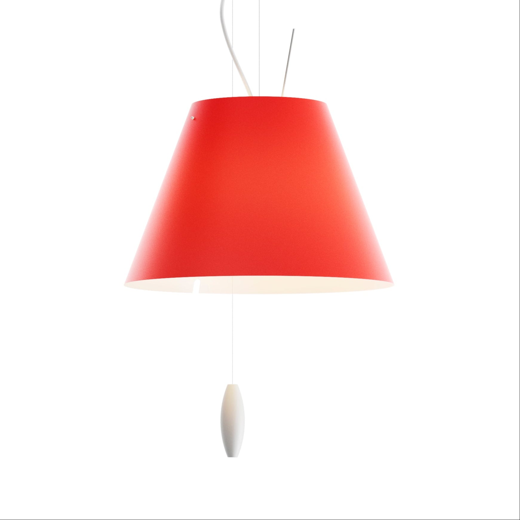 Costanzina hängende Lampe rot