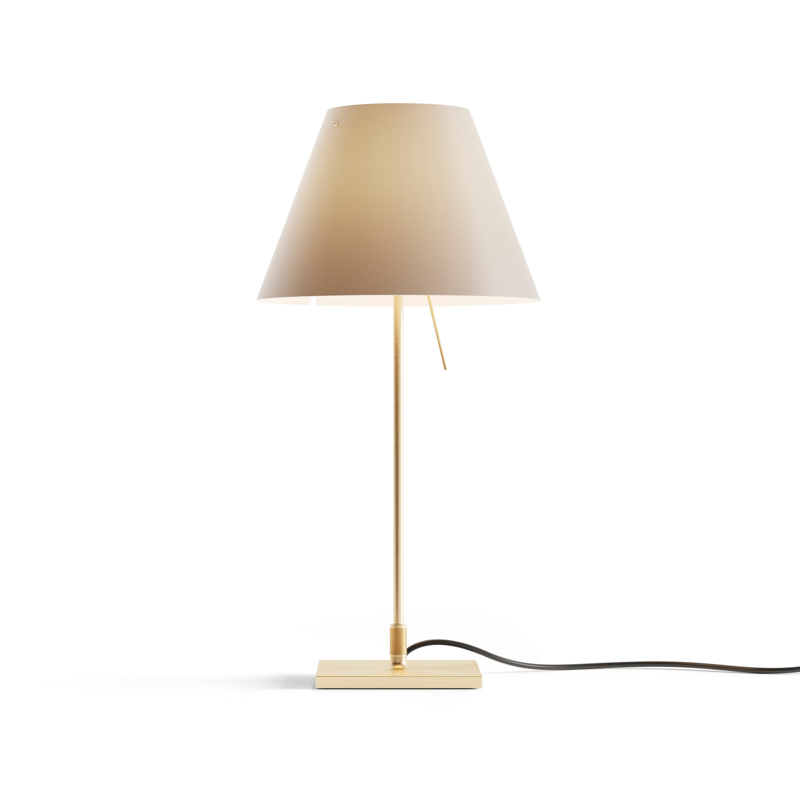 Costanzina Tischlampe Beige Lampenschirm