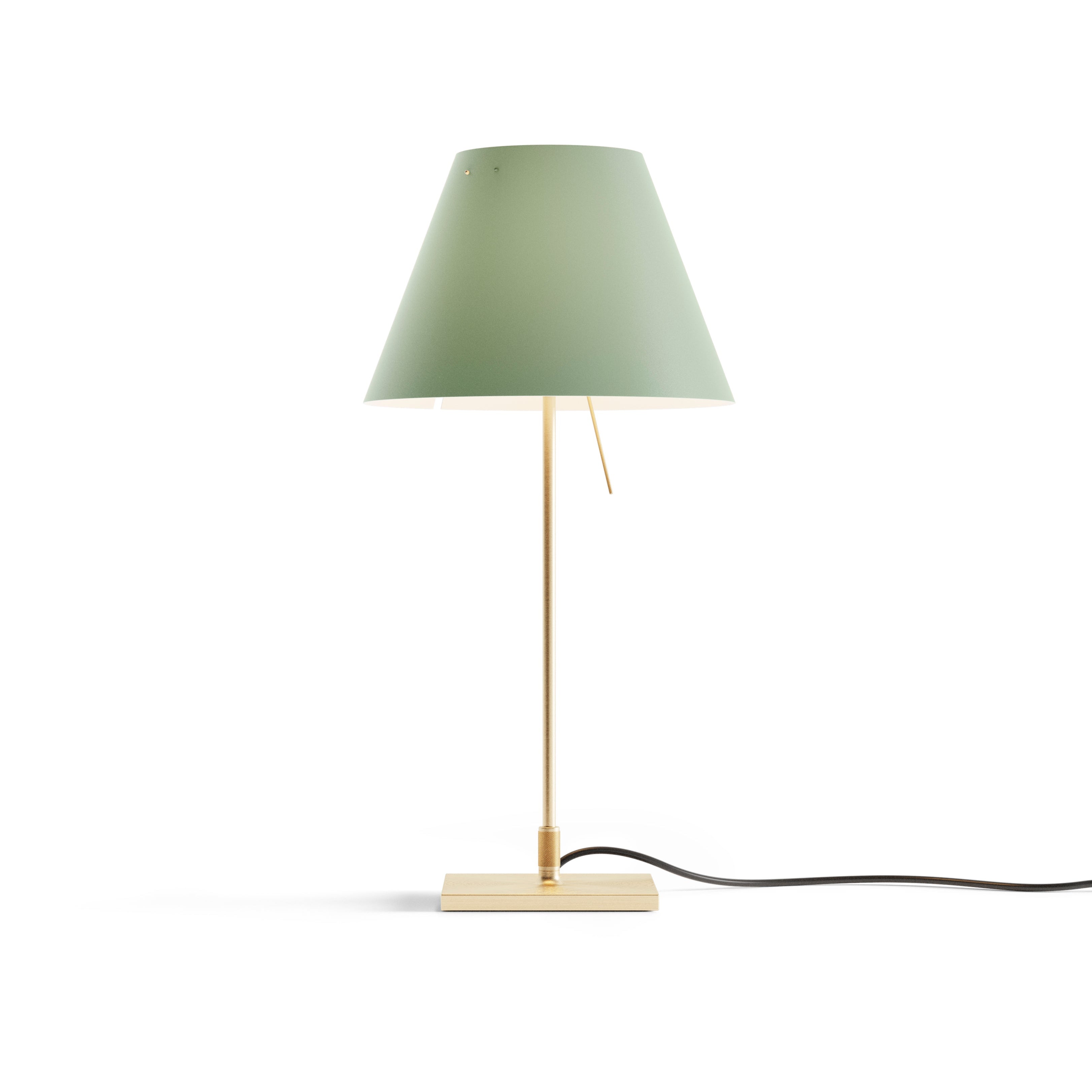 Costanzina table lamp green lampshade