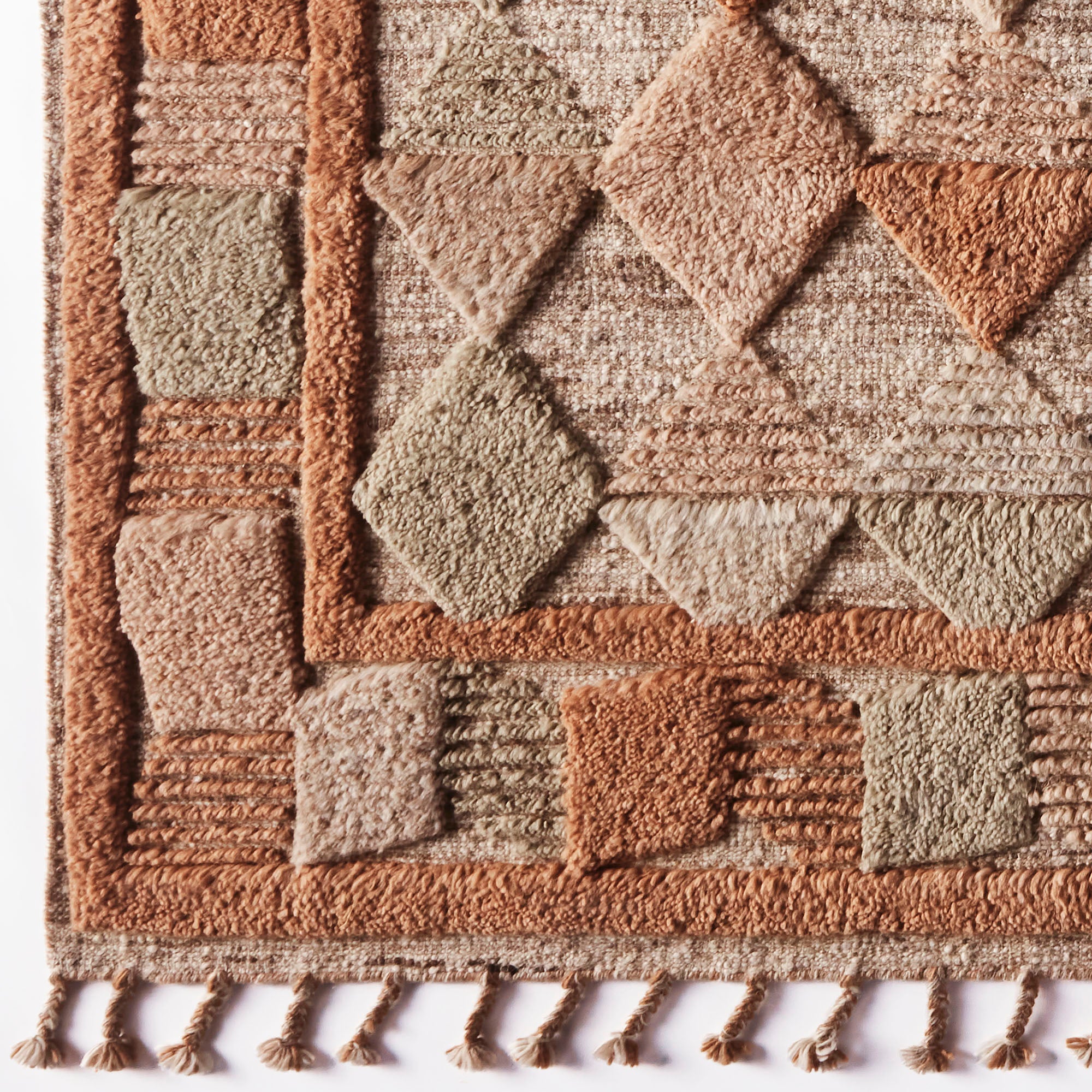 Teppich LISBOA beige mit braunem
