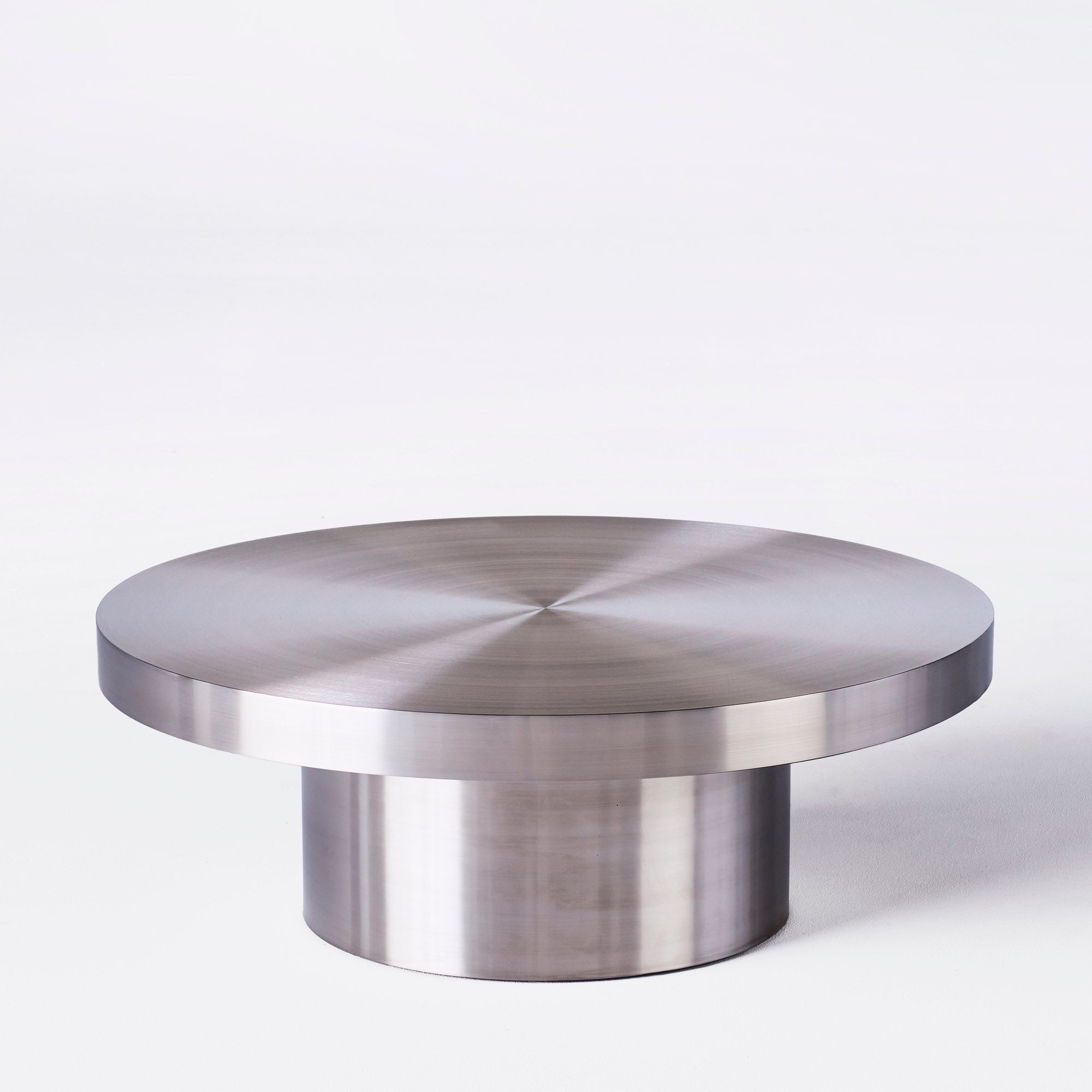 Stolik kawowy CUFFLINK stal polerowana