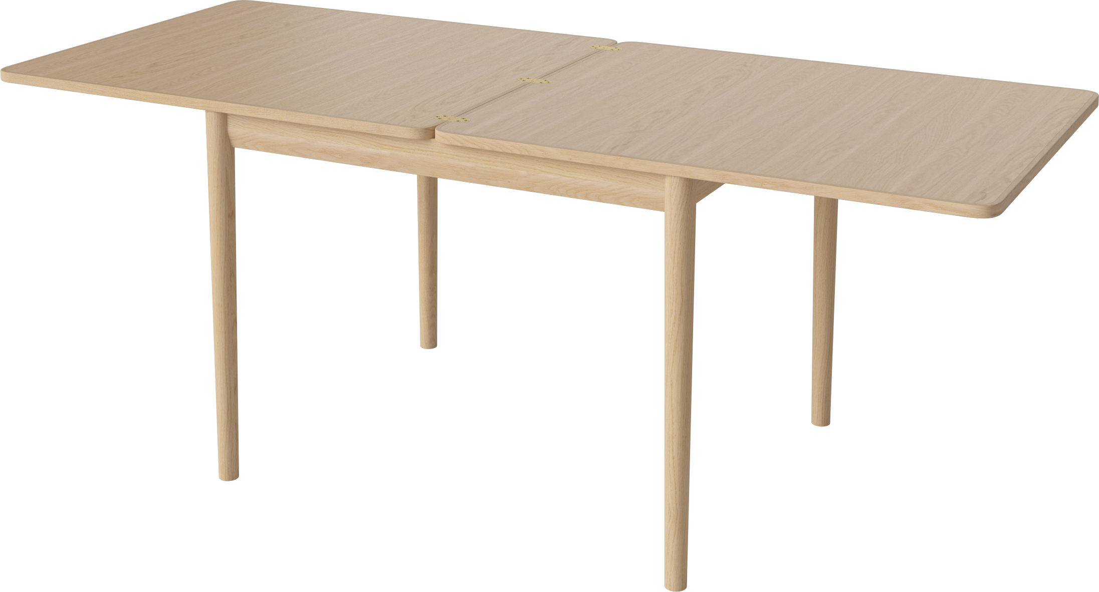 Doubleup table bleached oak wood