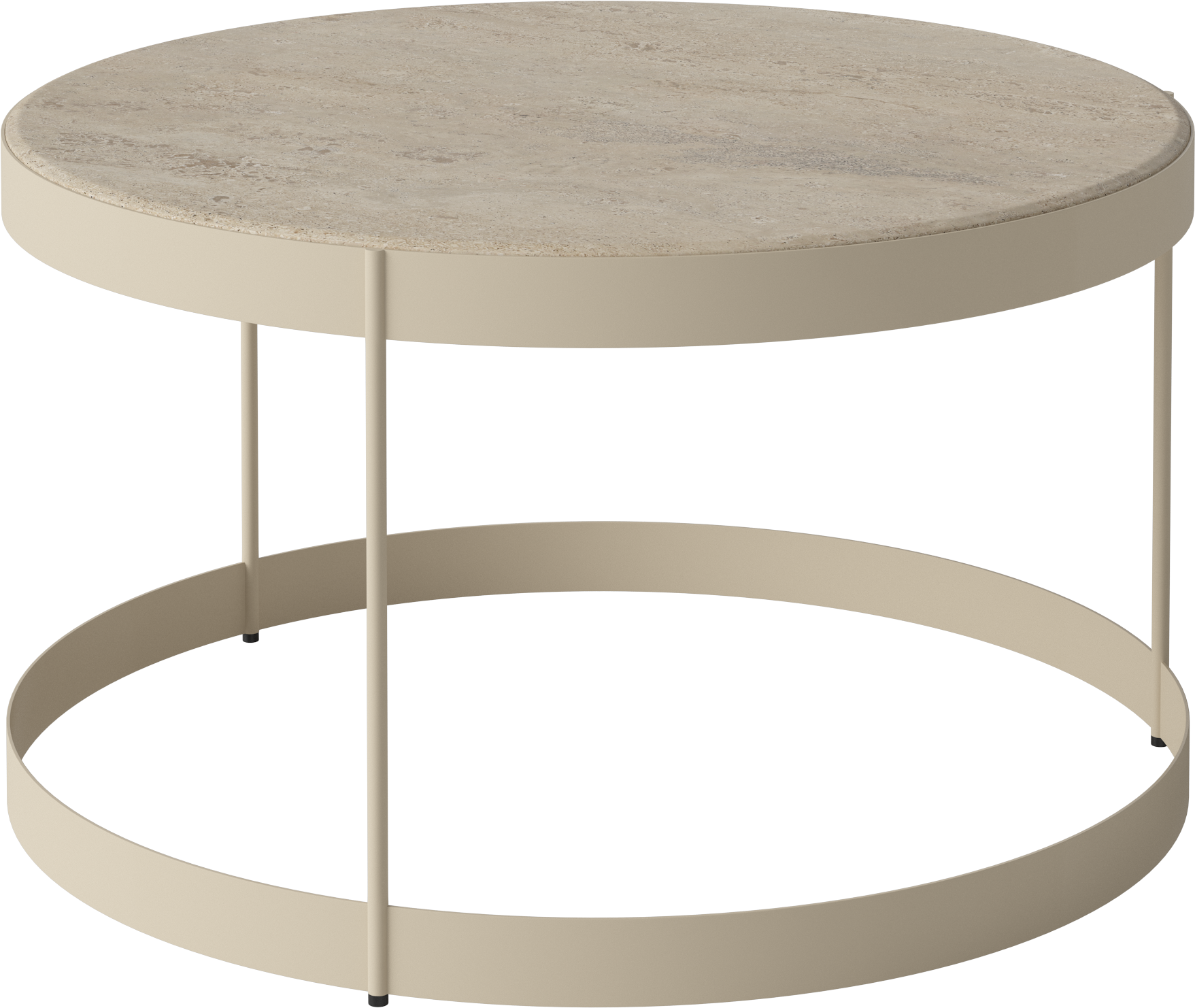 Coffee table drum cream base