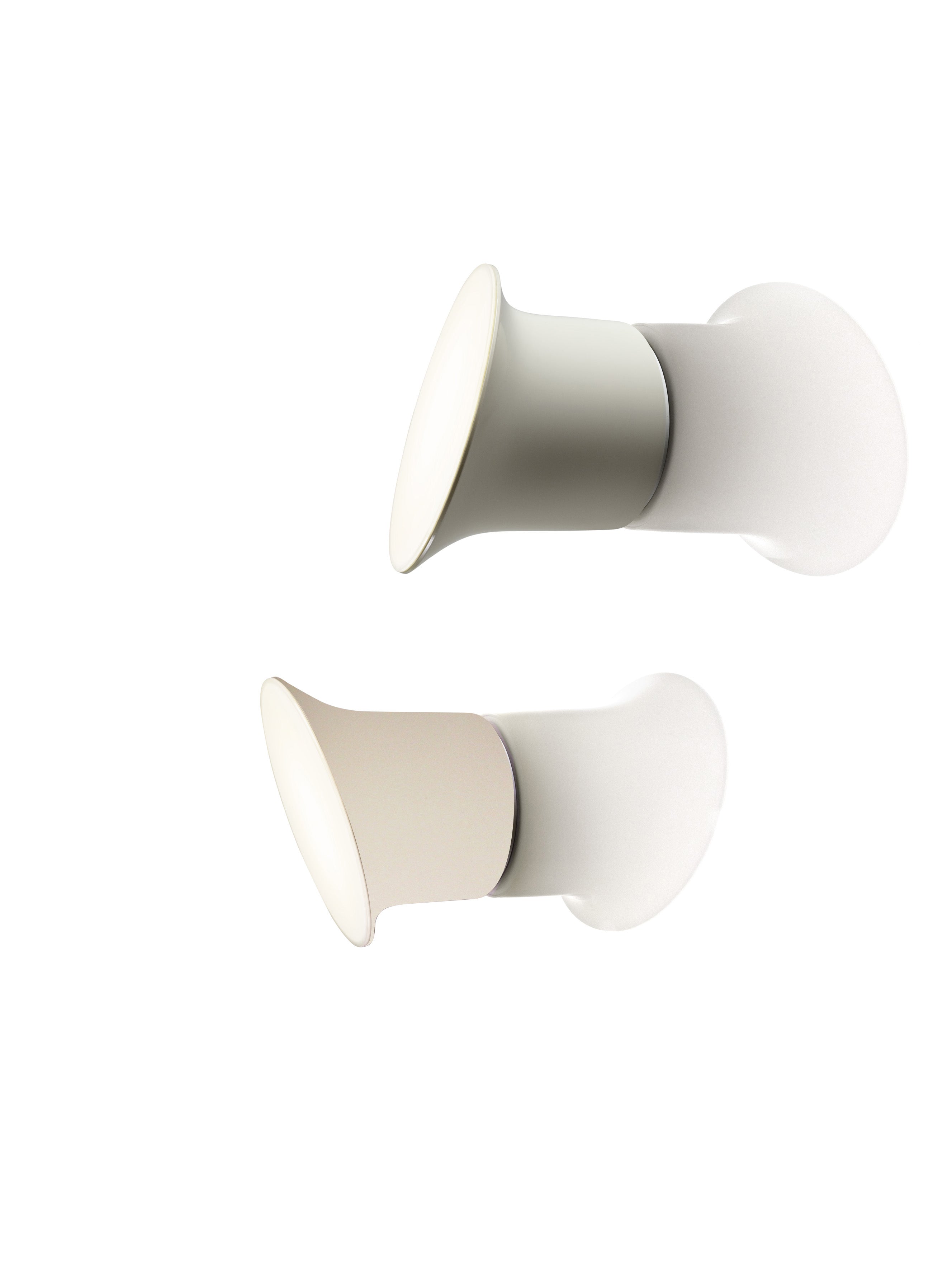 Cream wall lamp in & out cream