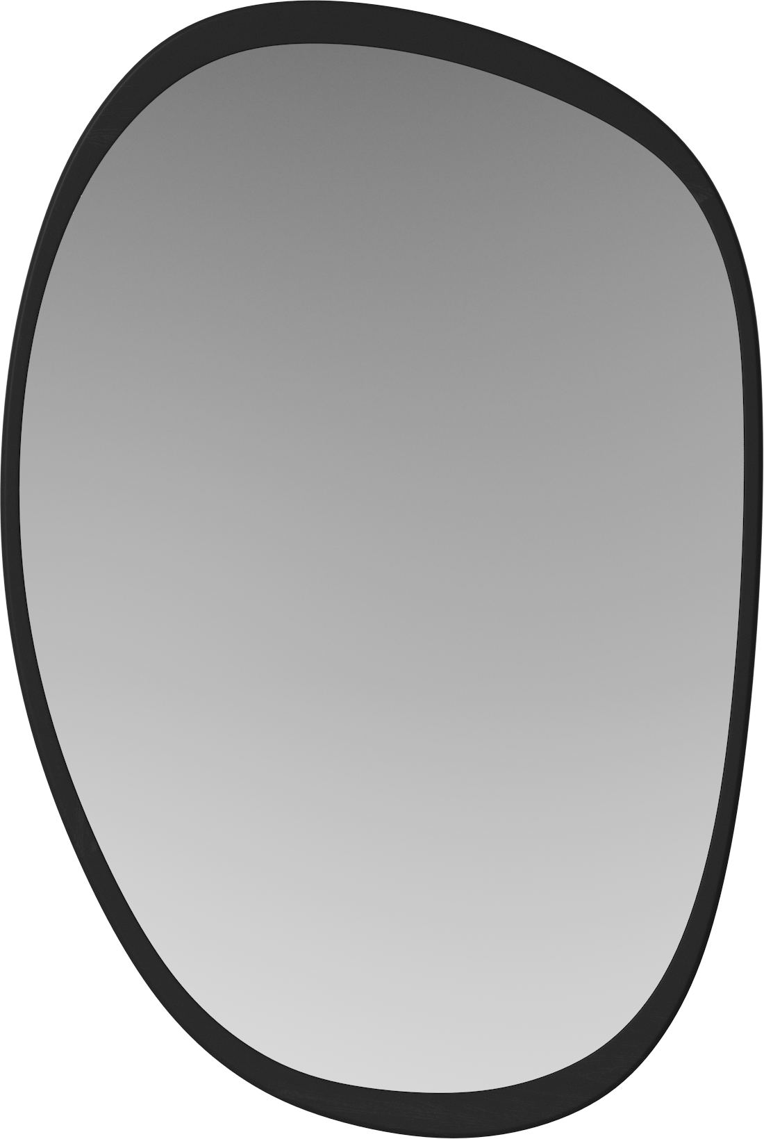 Elope mirror of black oak wood