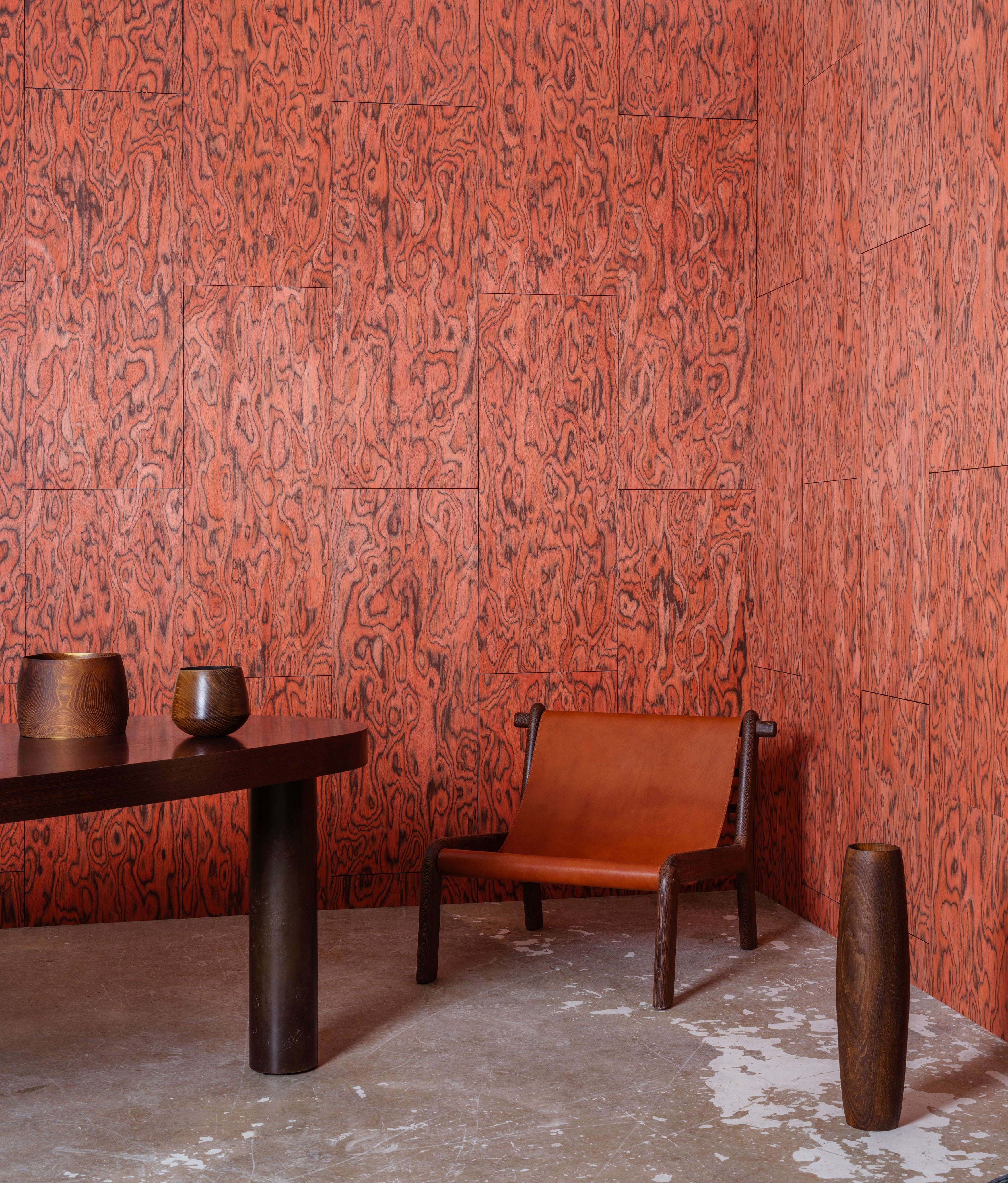 Tapete COTI orange Furnier