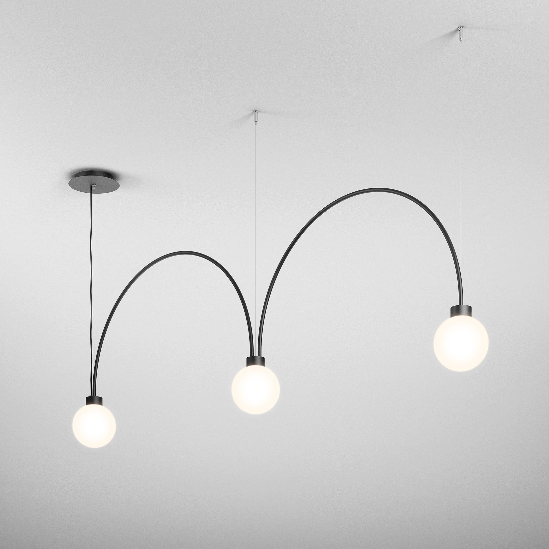 Lampa sufitowa FLYING BALL ARC