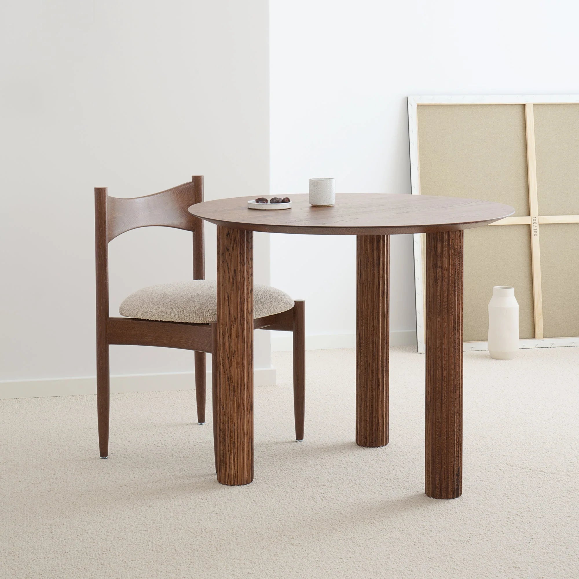 Round Table FILAR Dark Oak Wood