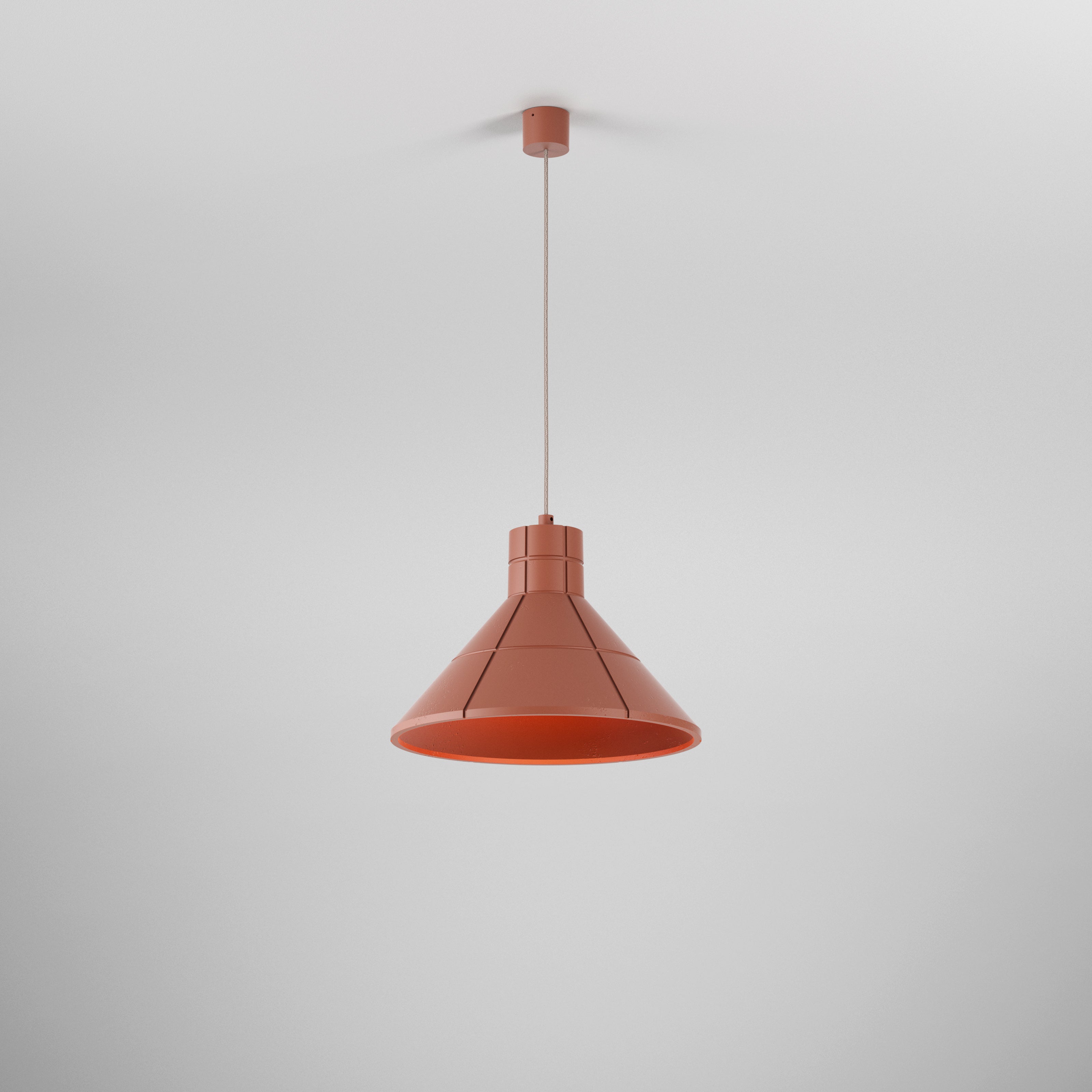 Lampa wisząca FLARED COST gips syntetyczny