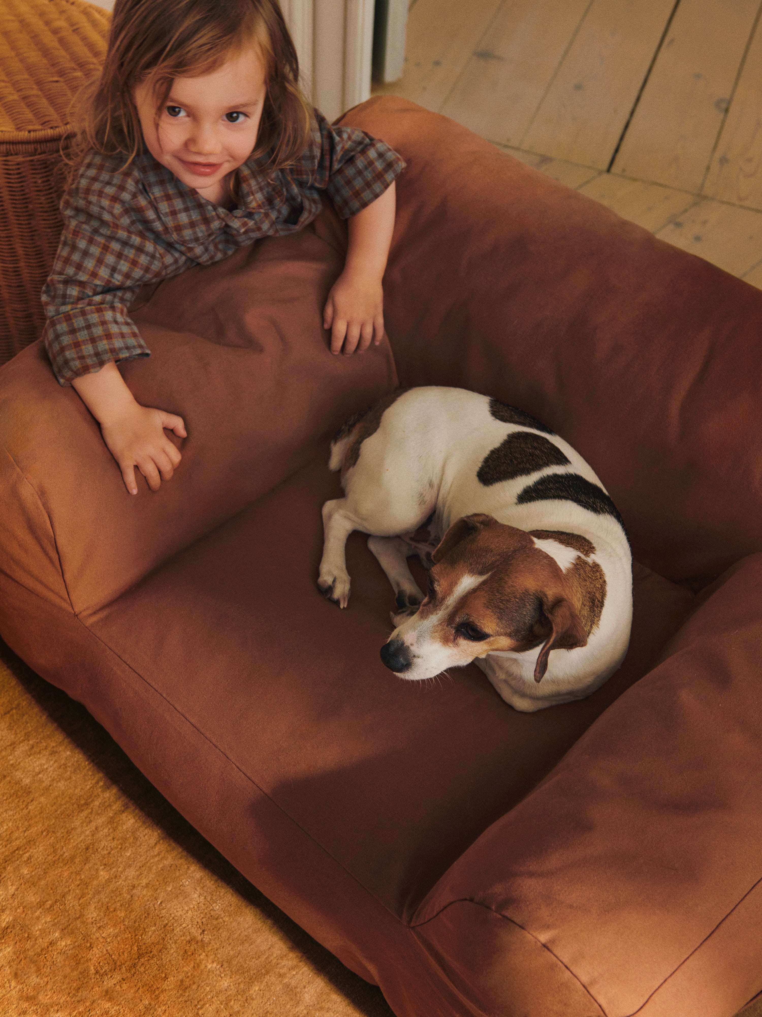 Fotel dziecięcy BILLOW BEAN BAG brązowy