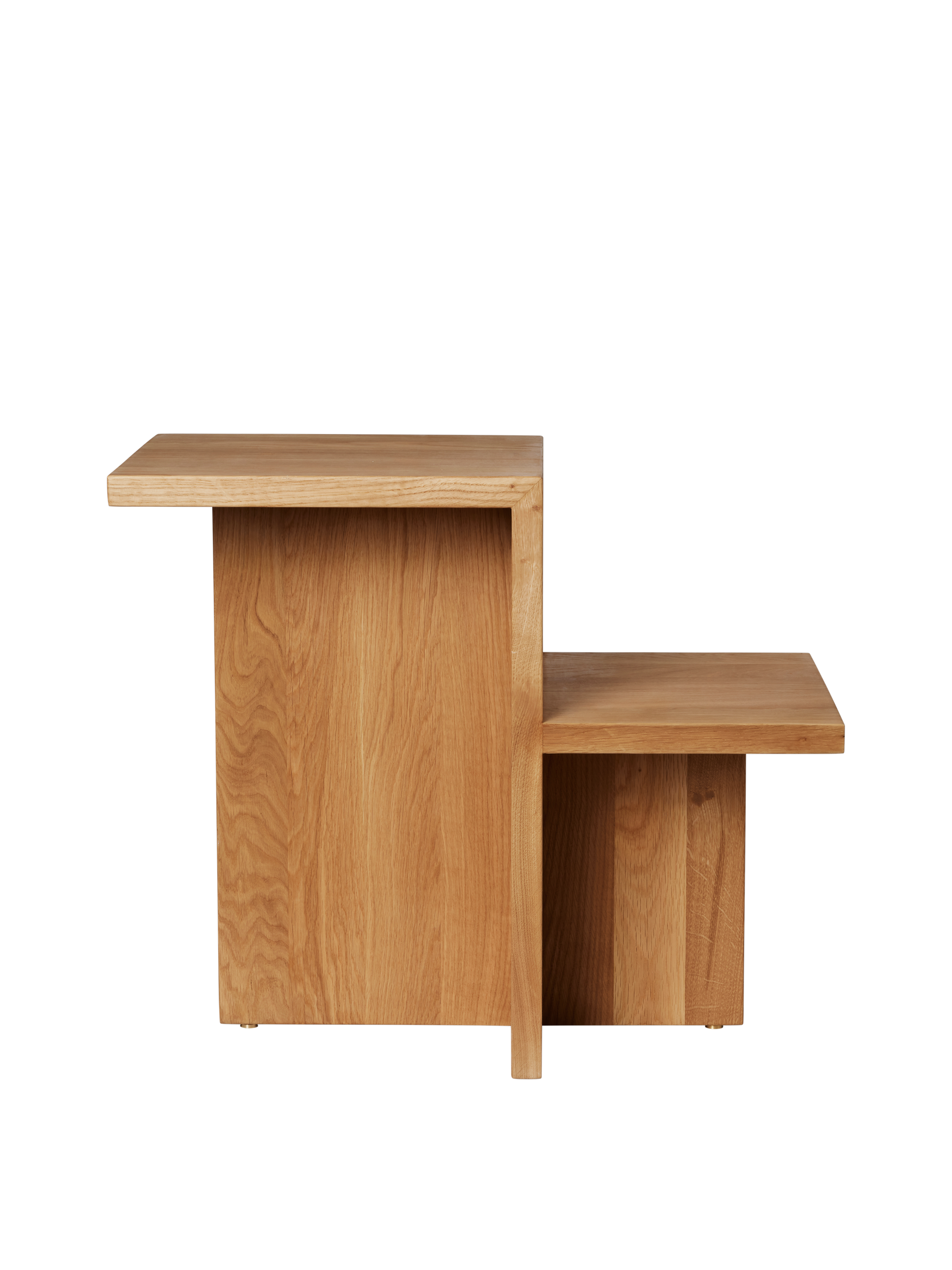 DISTINCT side table oak wood