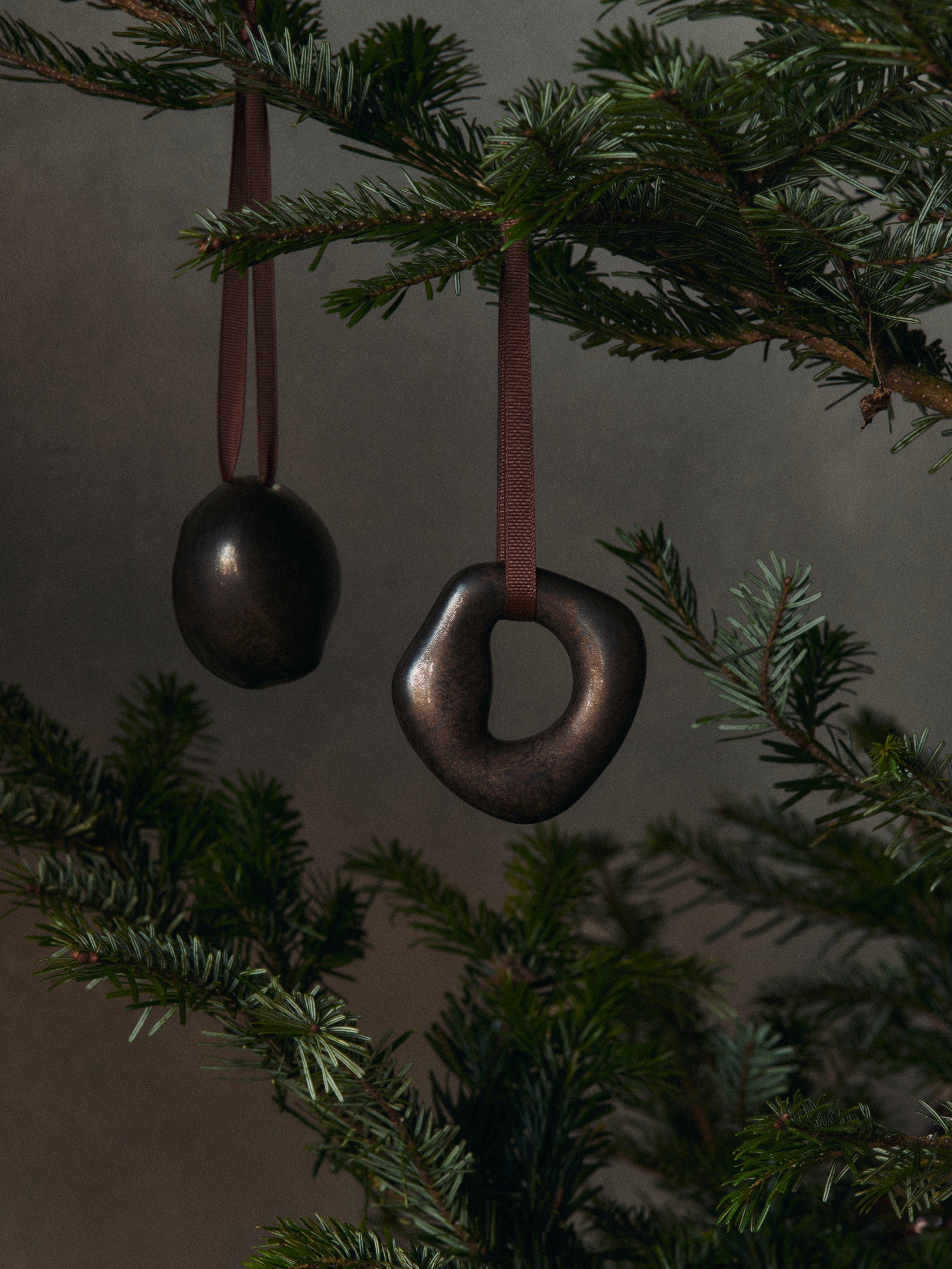 Set von Weihnachtsbaumdekorationen ORRITH braun [Klaudia] [Amelia spr]