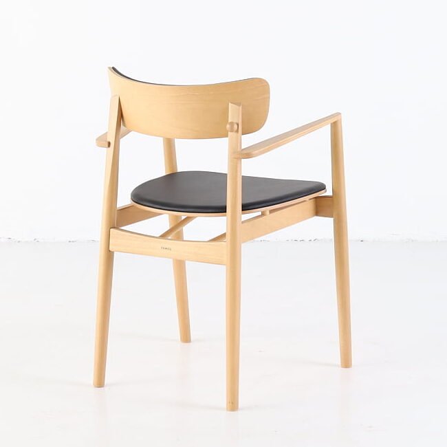 Chair with armrests NOPP B-1803/1 Solita beech wood