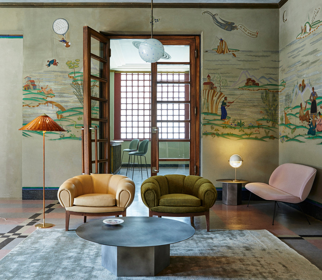 GUBI green rug