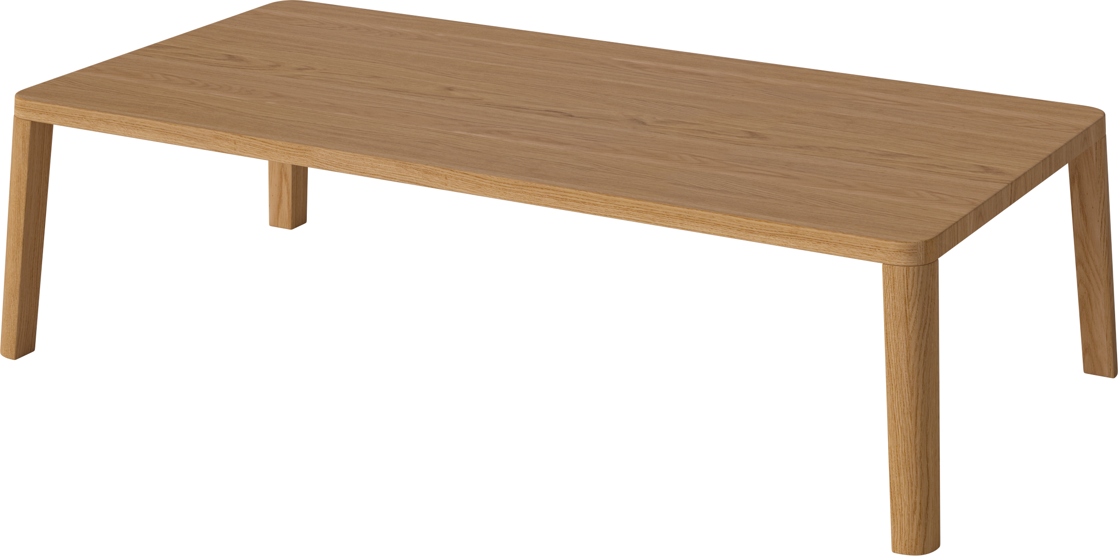 Graceful coffee table oak wood