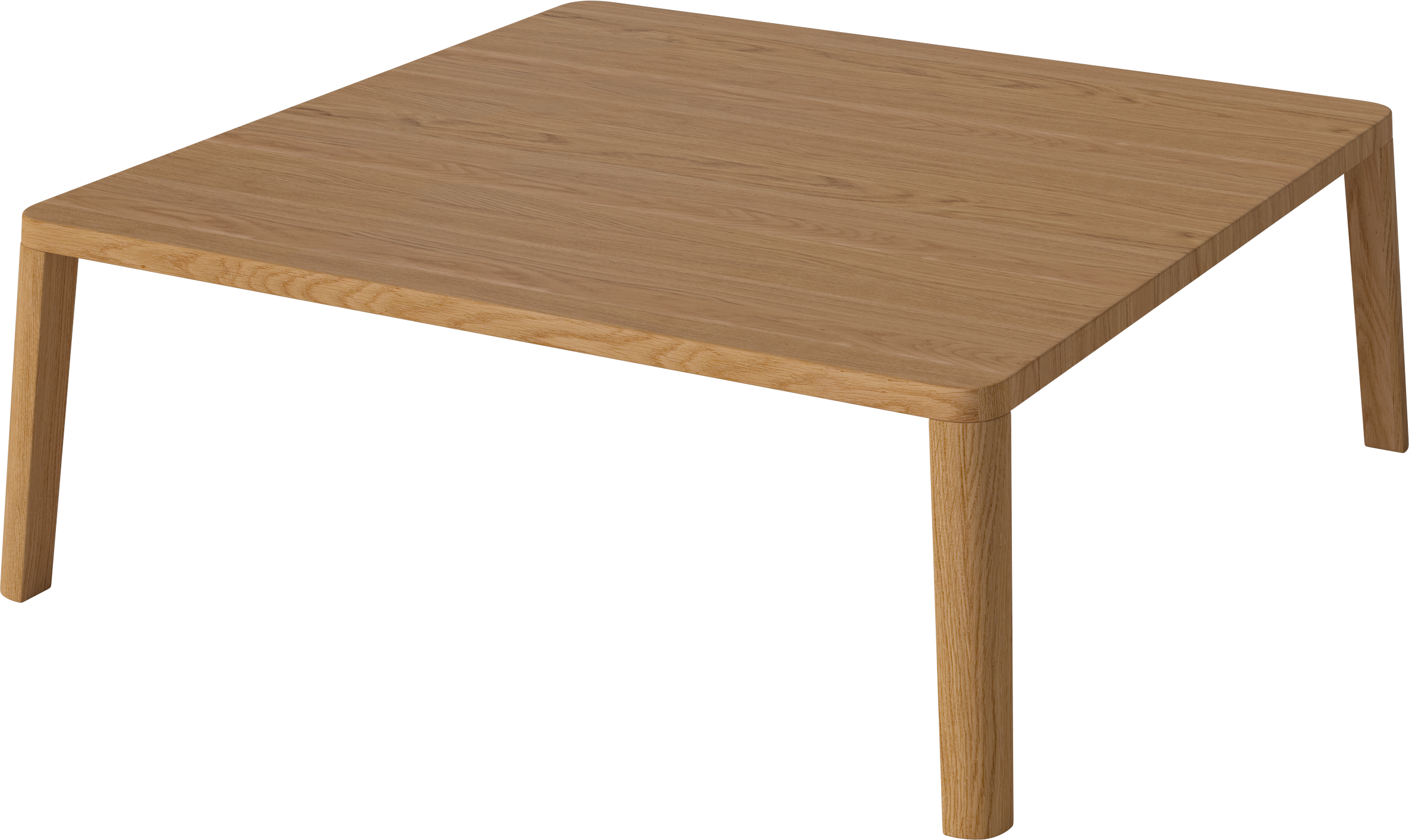 Graceful coffee table oak wood