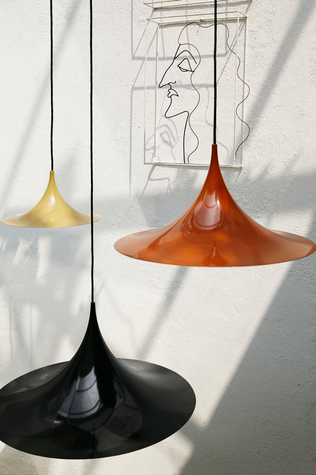 SEMI white pendant lamp