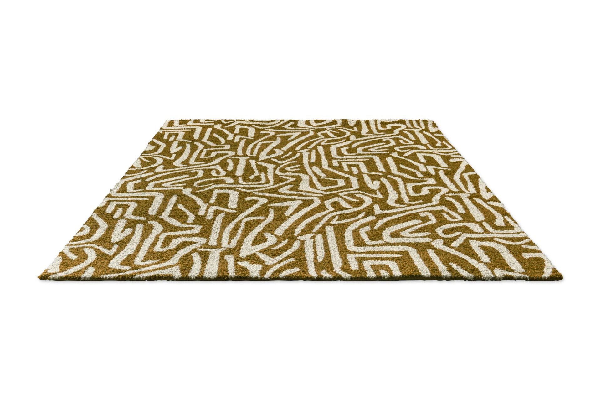 MELODIC OCHRE Outdoor-Teppich beige-braun