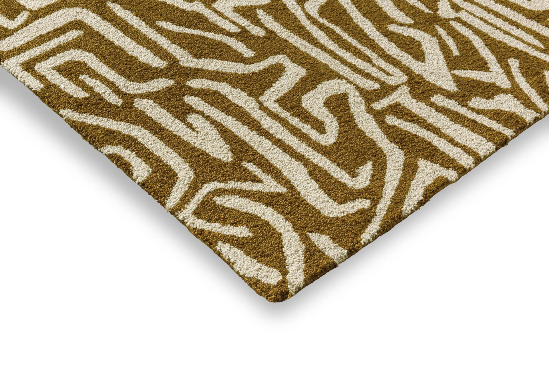 MELODIC OCHRE Outdoor-Teppich beige-braun