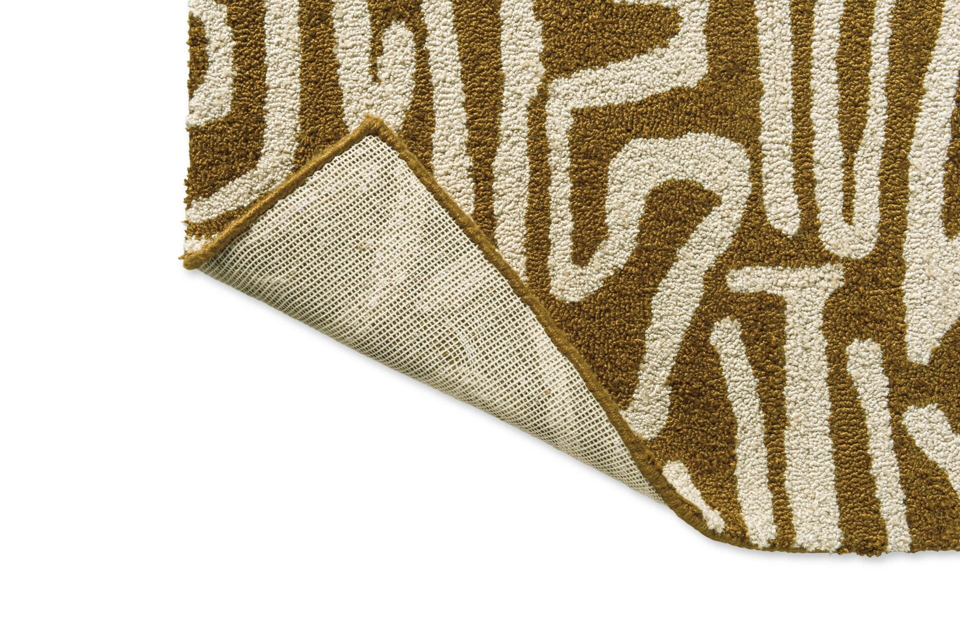 MELODIC OCHRE Outdoor-Teppich beige-braun