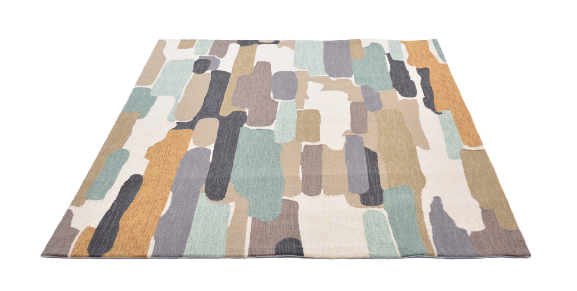 TRATTINO SEA GLASS Outdoor Teppich beige-blau