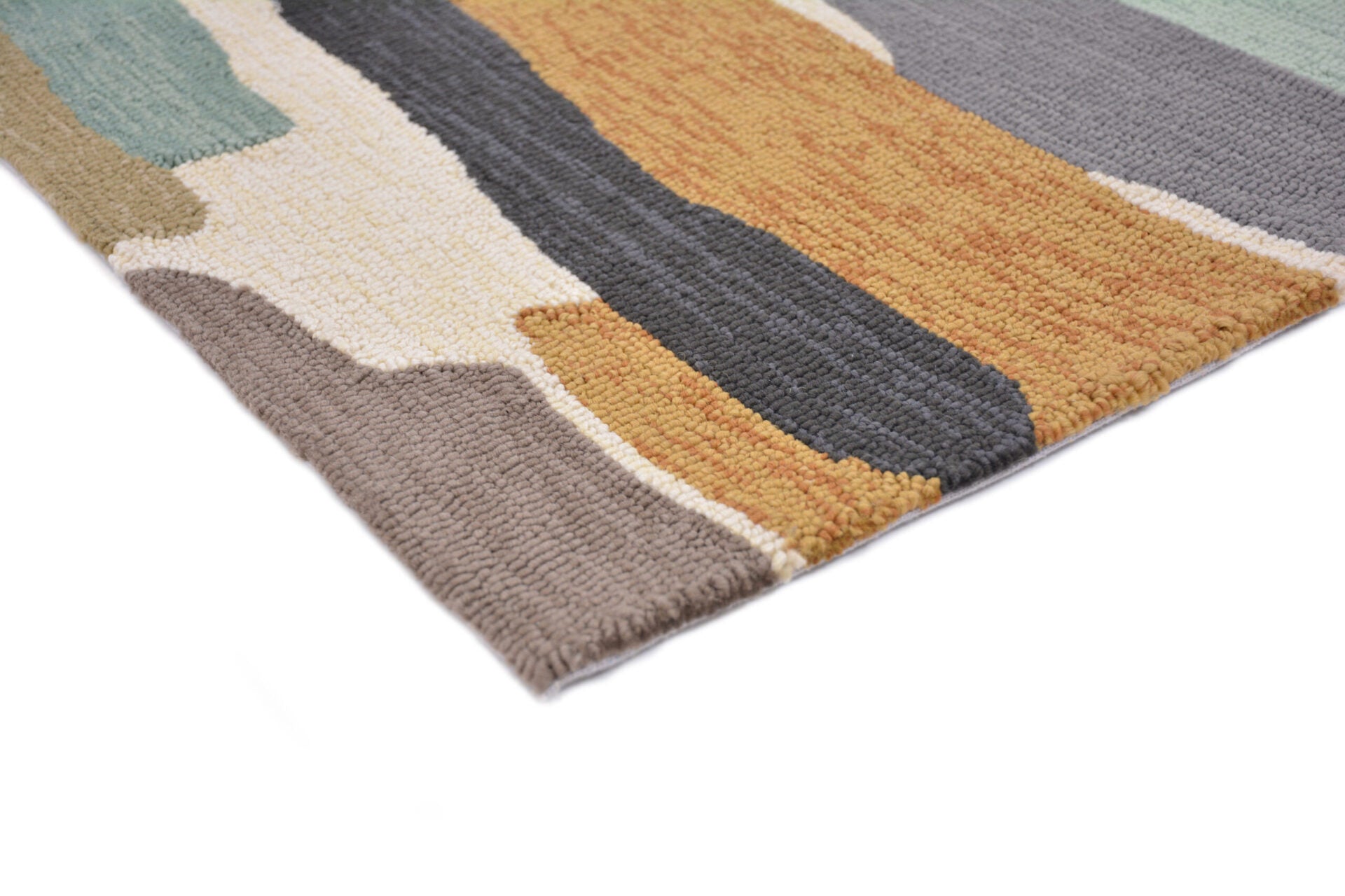 TRATTINO SEA GLASS Outdoor Teppich beige-blau