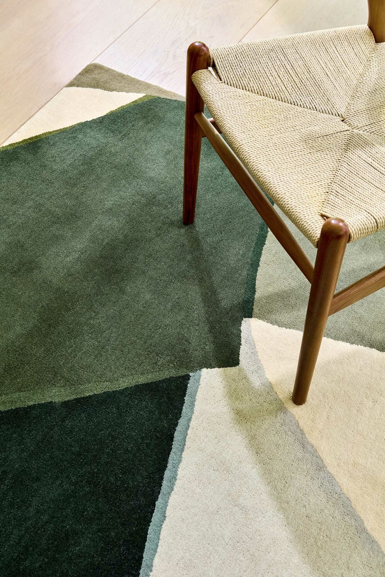 Teppich SUMI REFLECT FERN PISTACHIO beige-grün [Klaudia] [Amelia spr]