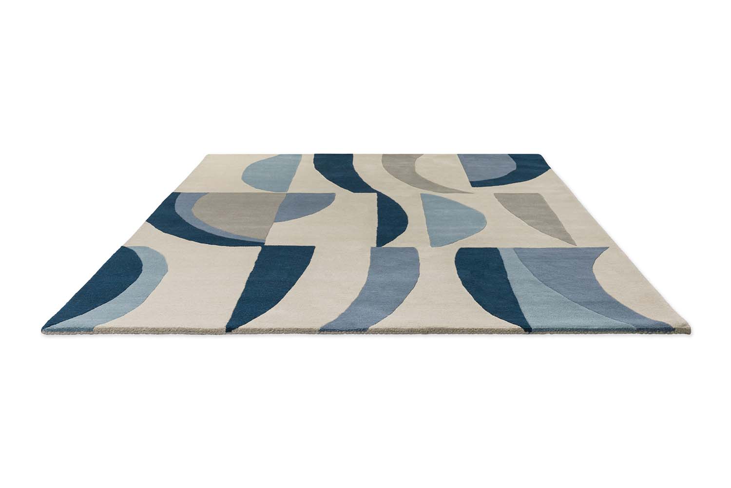 TORILLO SKY CORNFLOWER Teppich beige-blau