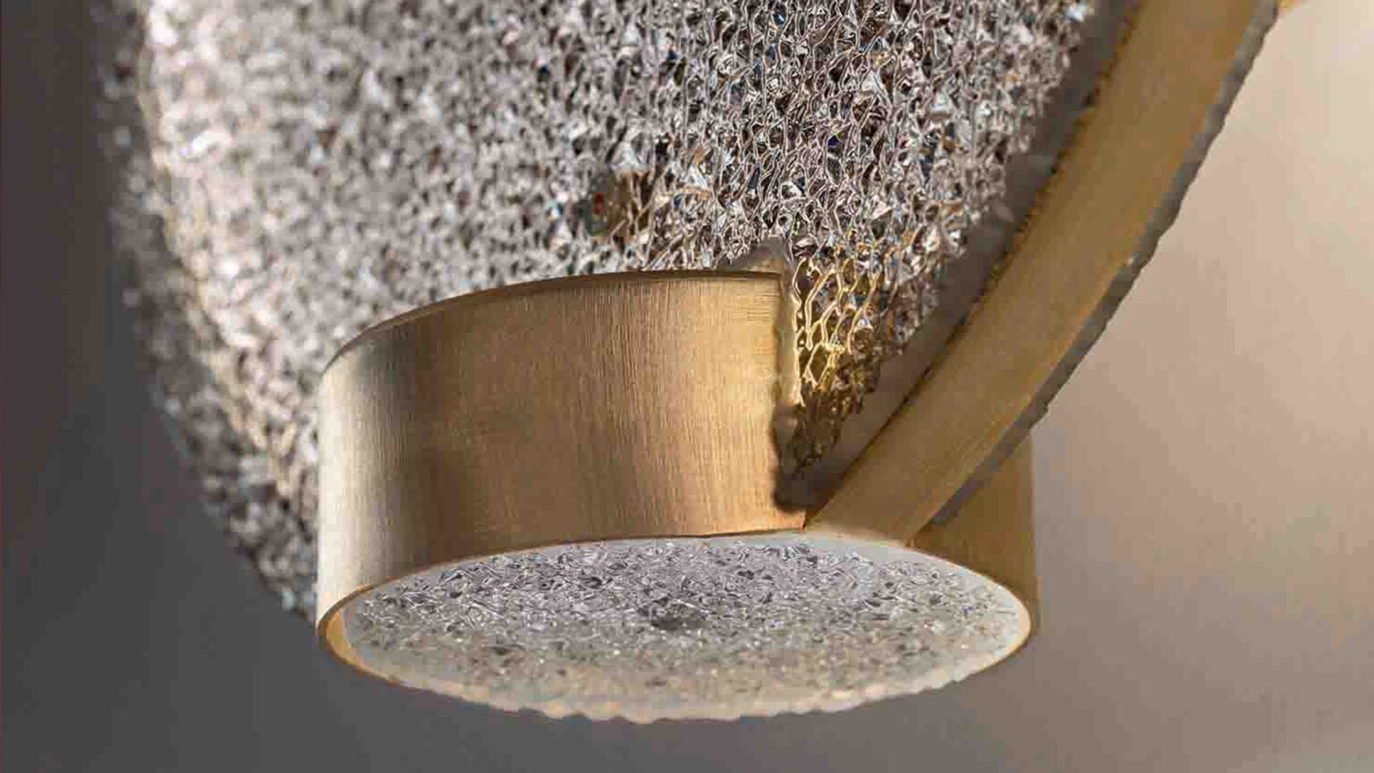Lampa wisząca HORO S5 szczotkowany mosiądz
