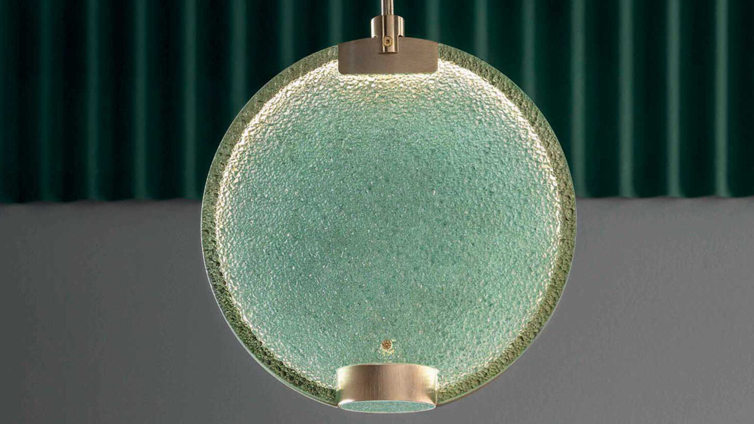Lampa wisząca HORO S1 szczotkowany mosiądz
