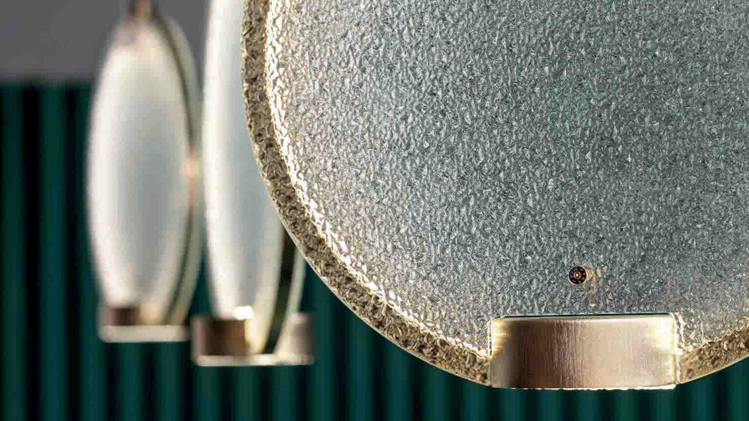 Lampa wisząca HORO S1 szczotkowany mosiądz