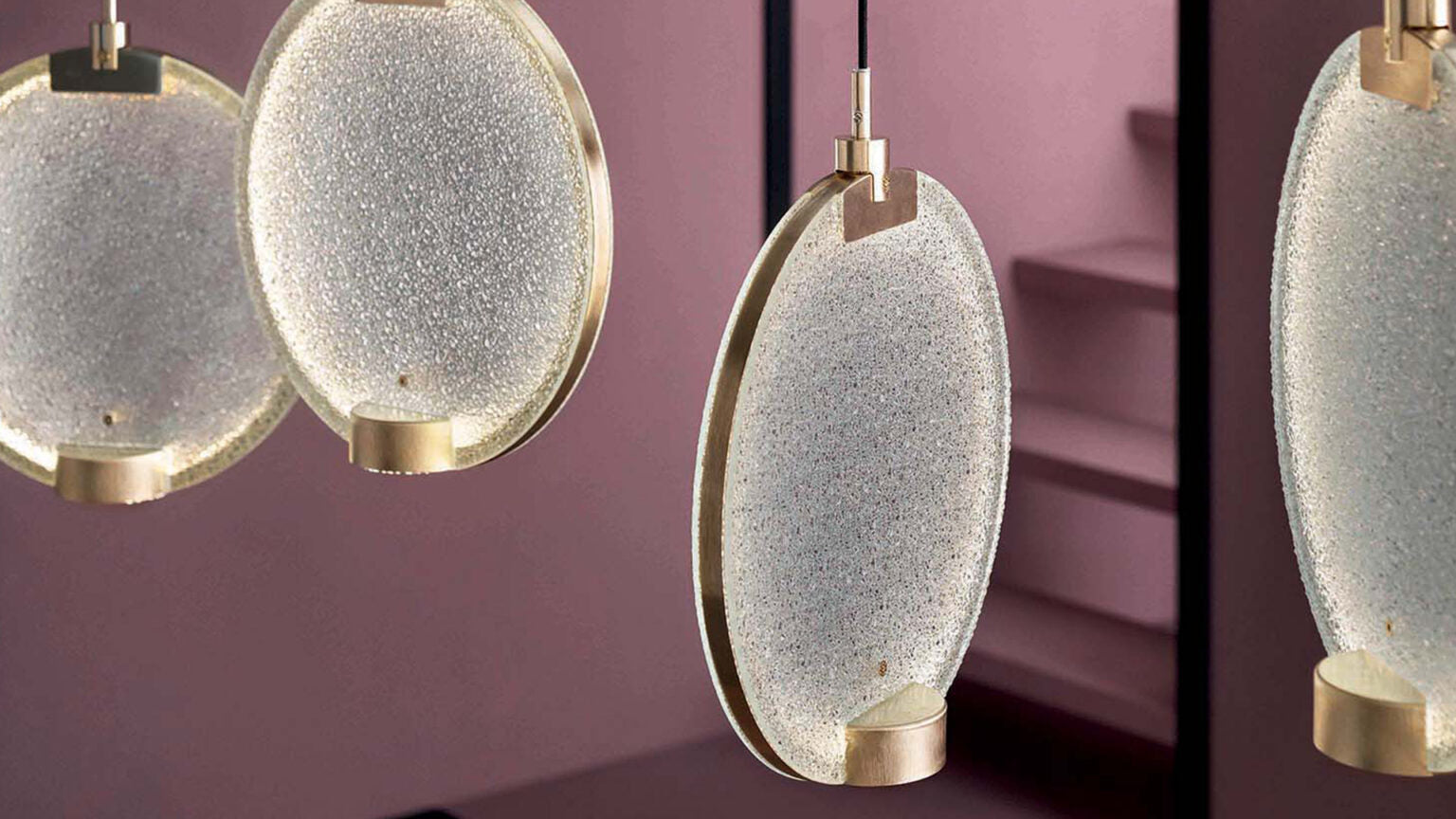 Lampa wisząca HORO S1 szczotkowany mosiądz