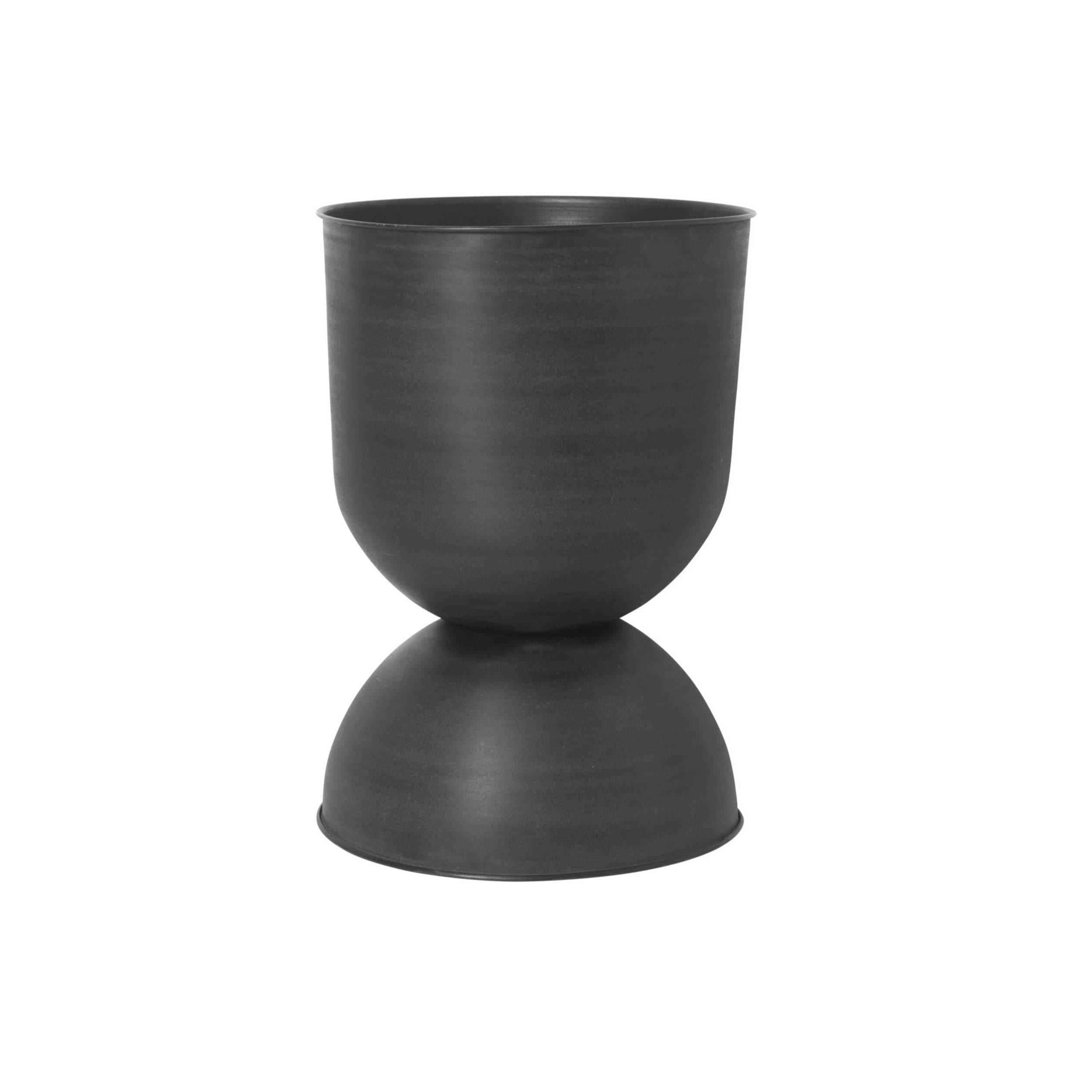 Hourglass pot black