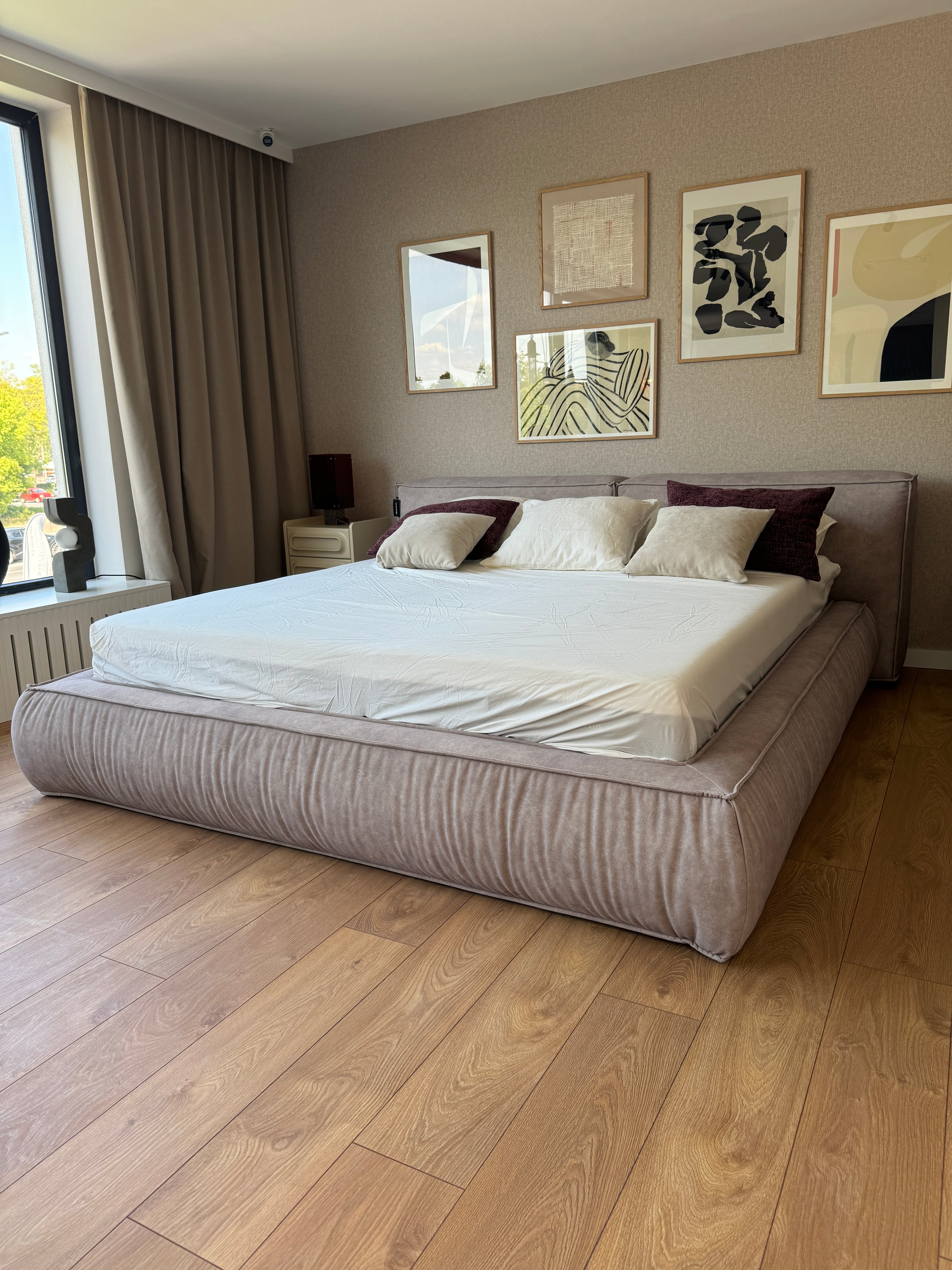 Bett KISSEN lavendel ZOYA 02 - Ausstellungsstück