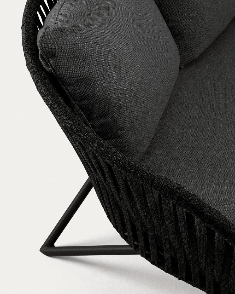 Sofa ogrodowa BRANZIE czarny
