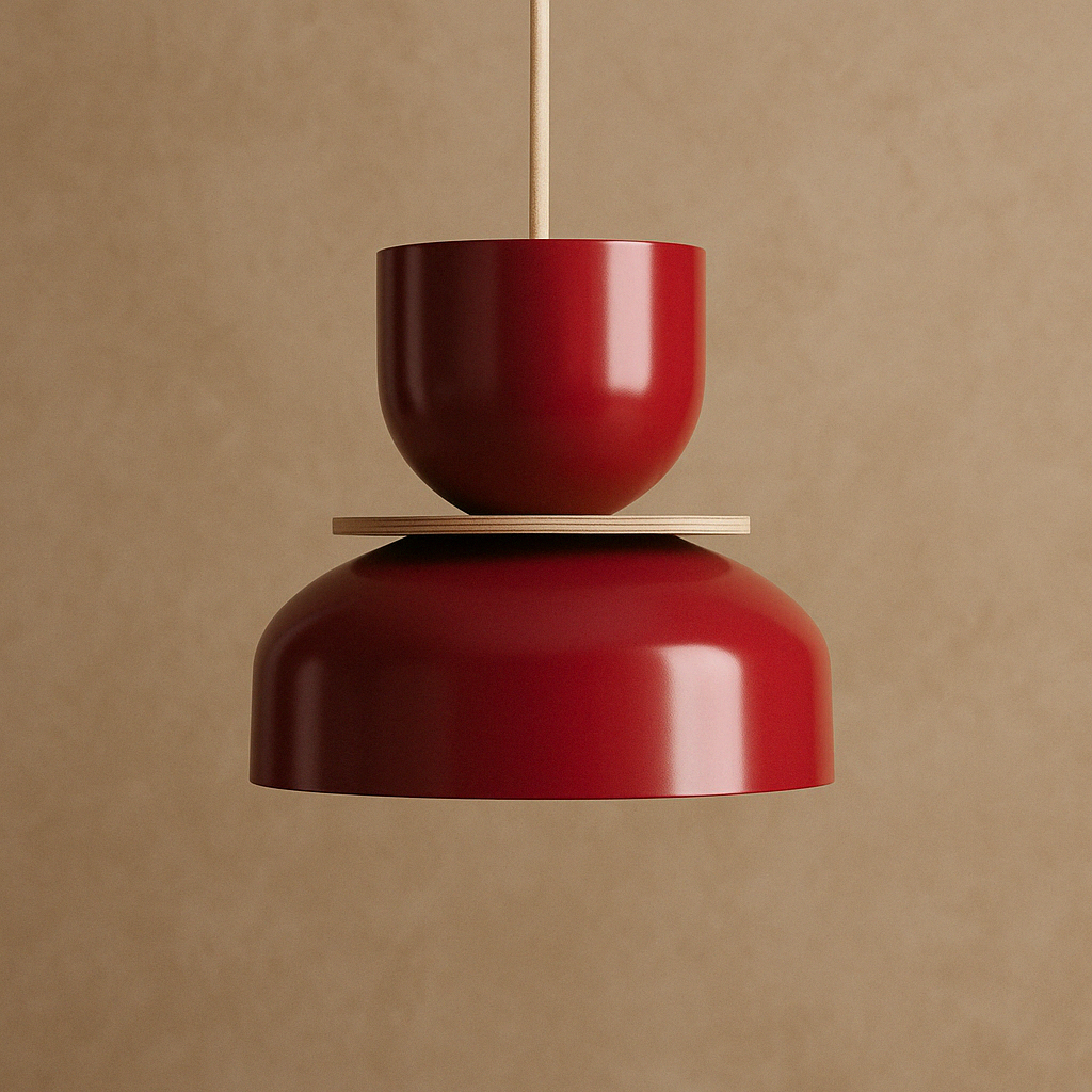 Lampa wisząca UTO bordowy