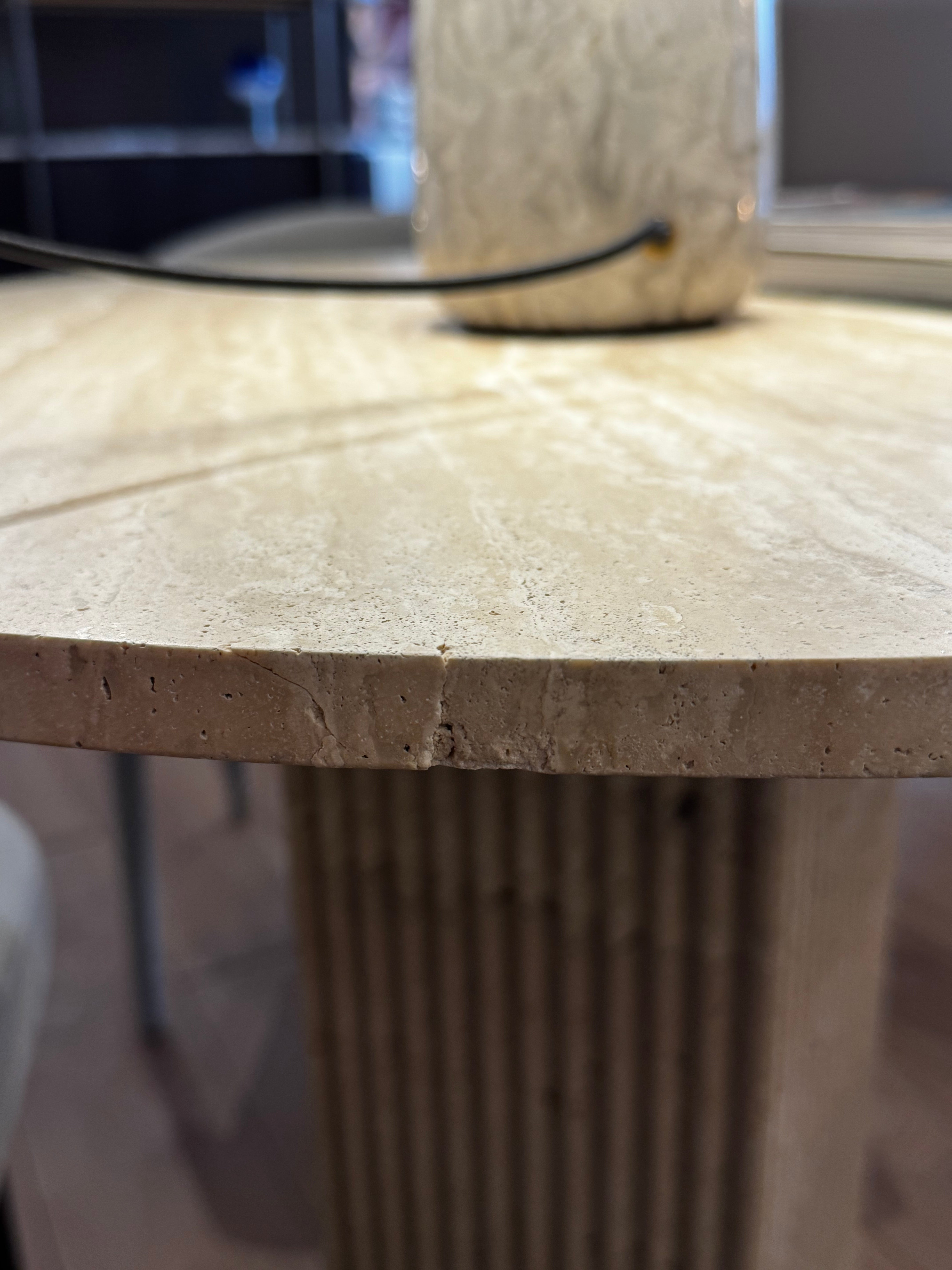 SOHO TRADERTINE TABLE - POEXPOSITION