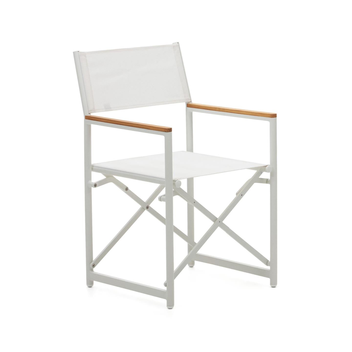 Składane krzesło ogrodowe LLADO biały La Forma    Eye on Design