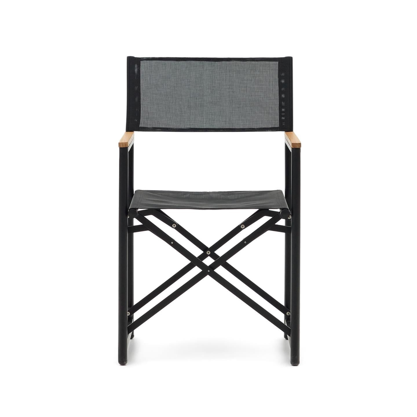 Składane krzesło ogrodowe LLADO czarny La Forma    Eye on Design