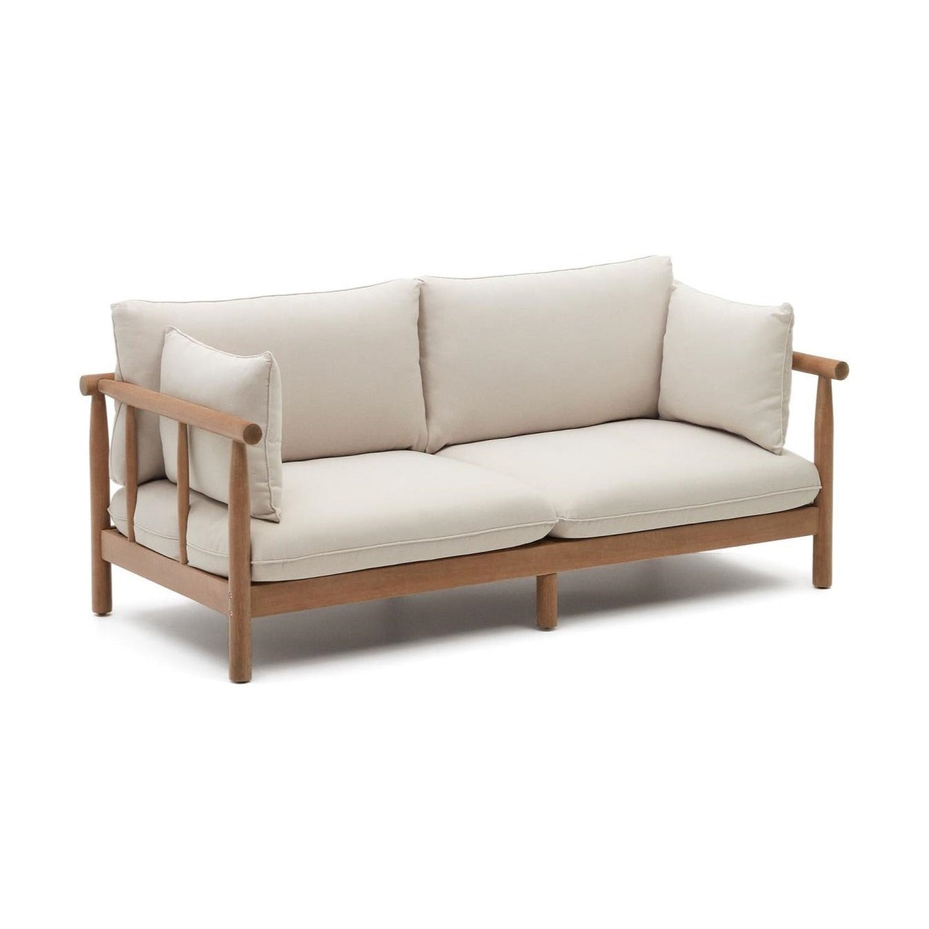 Sofa ogrodowa 2-osobowa SACOVA lite drewno eukaliptusowe La Forma    Eye on Design
