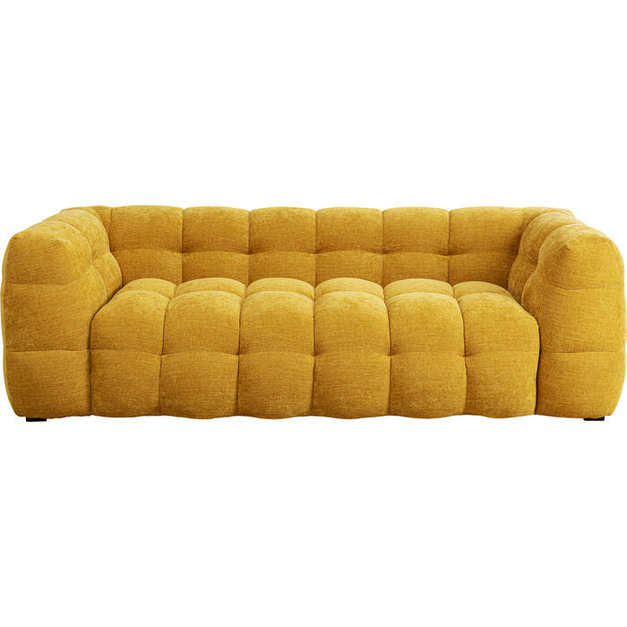 Sofa 3-osobowa SALAMANCA żółty szenil