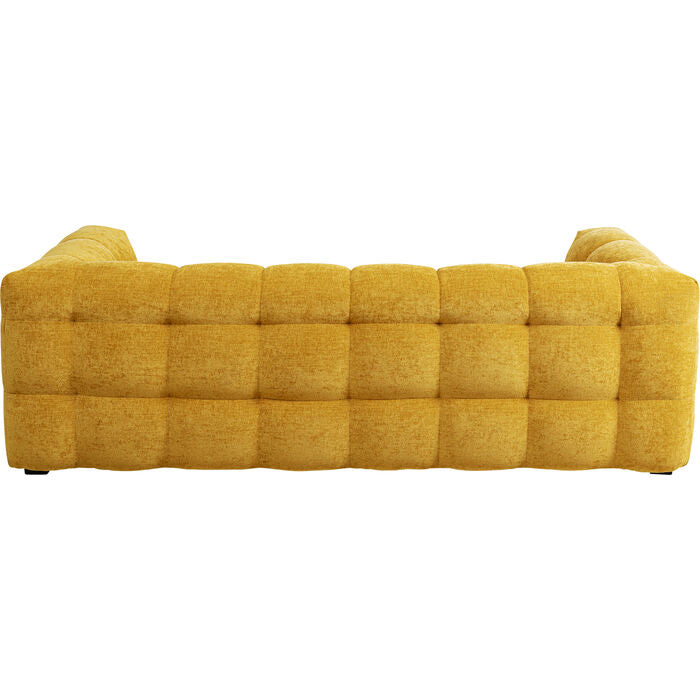 Sofa 3-osobowa SALAMANCA żółty szenil