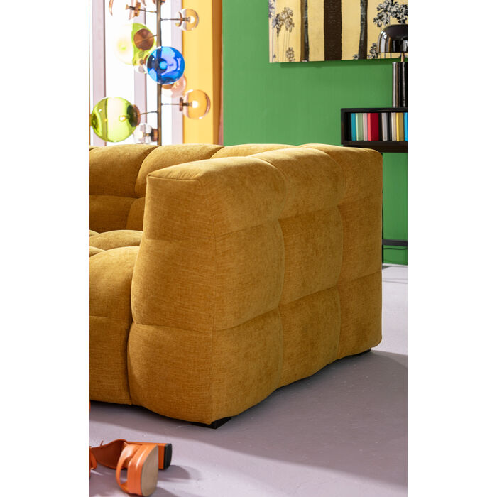 Sofa 3-osobowa SALAMANCA żółty szenil